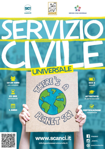 Apertura bando di Servizio Civile Universale 2022 